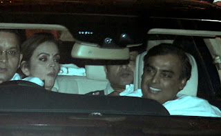 Amitabh, Abhishek, Ash & Others at Kokilaben Ambani's birthday bash