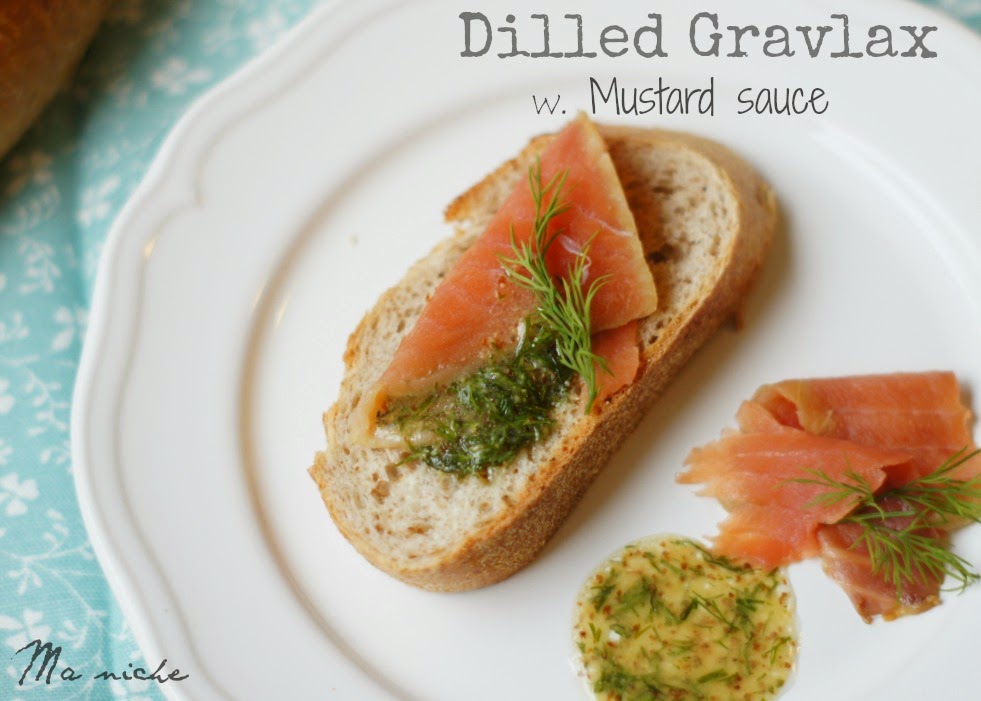 Ma Niche Dilled Gravlax with Mustard Sauce French Fridays with Dorie