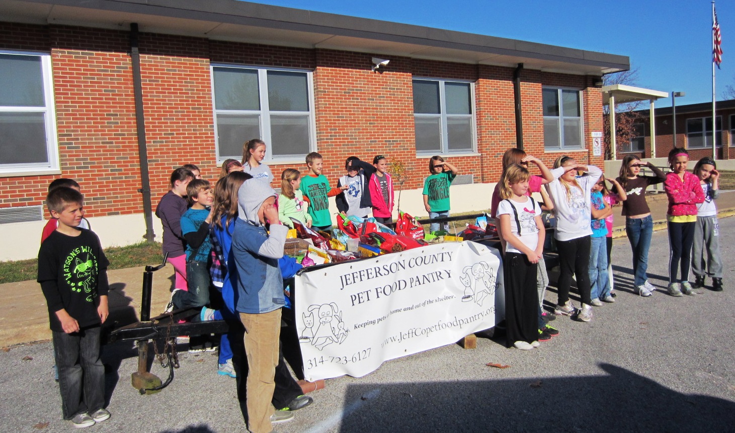 Jefferson County Pet Food Pantry A BIG Thanks to Hillsboro Elementary
