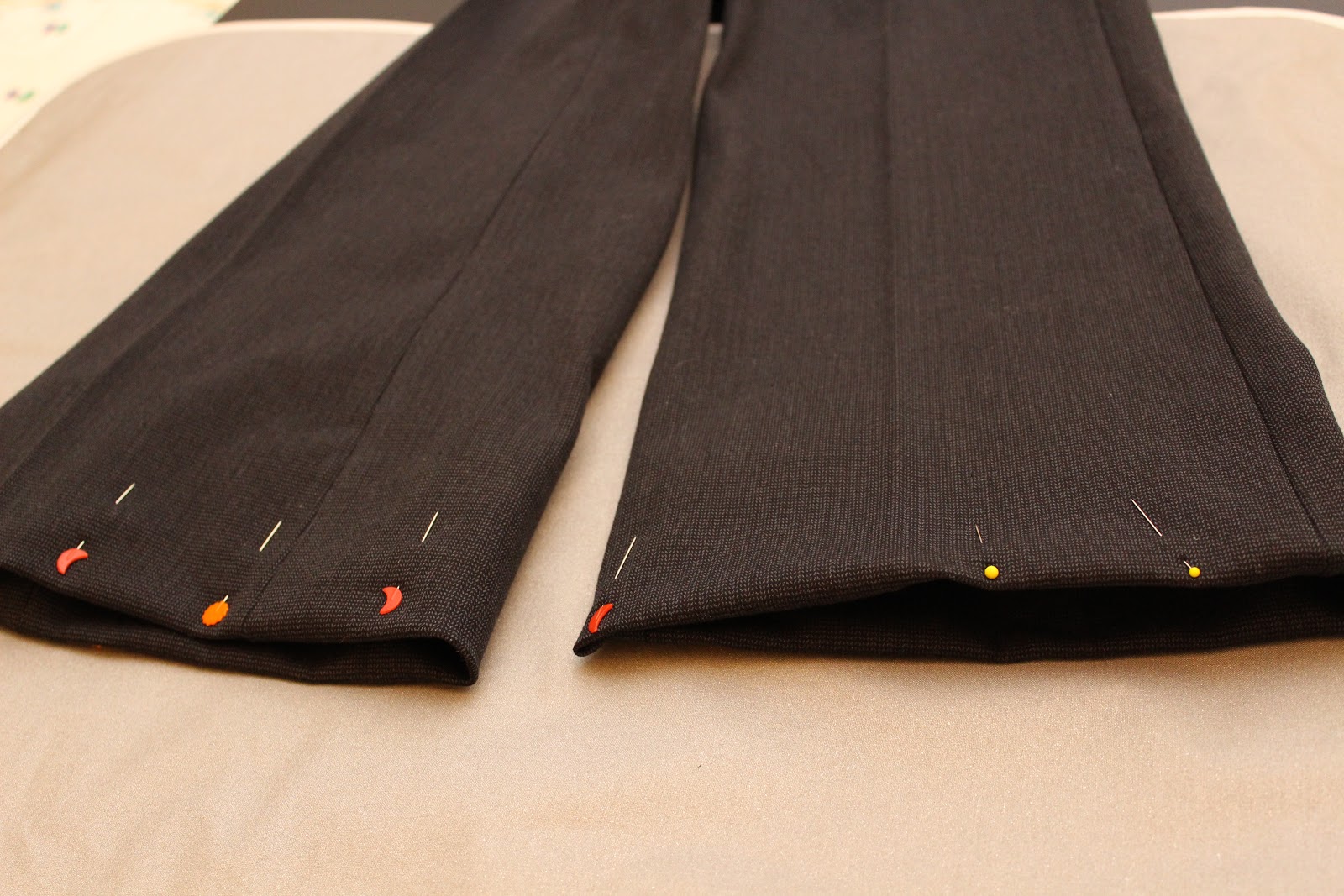 From Woo to You DIY How to Hem Your Dress Pants