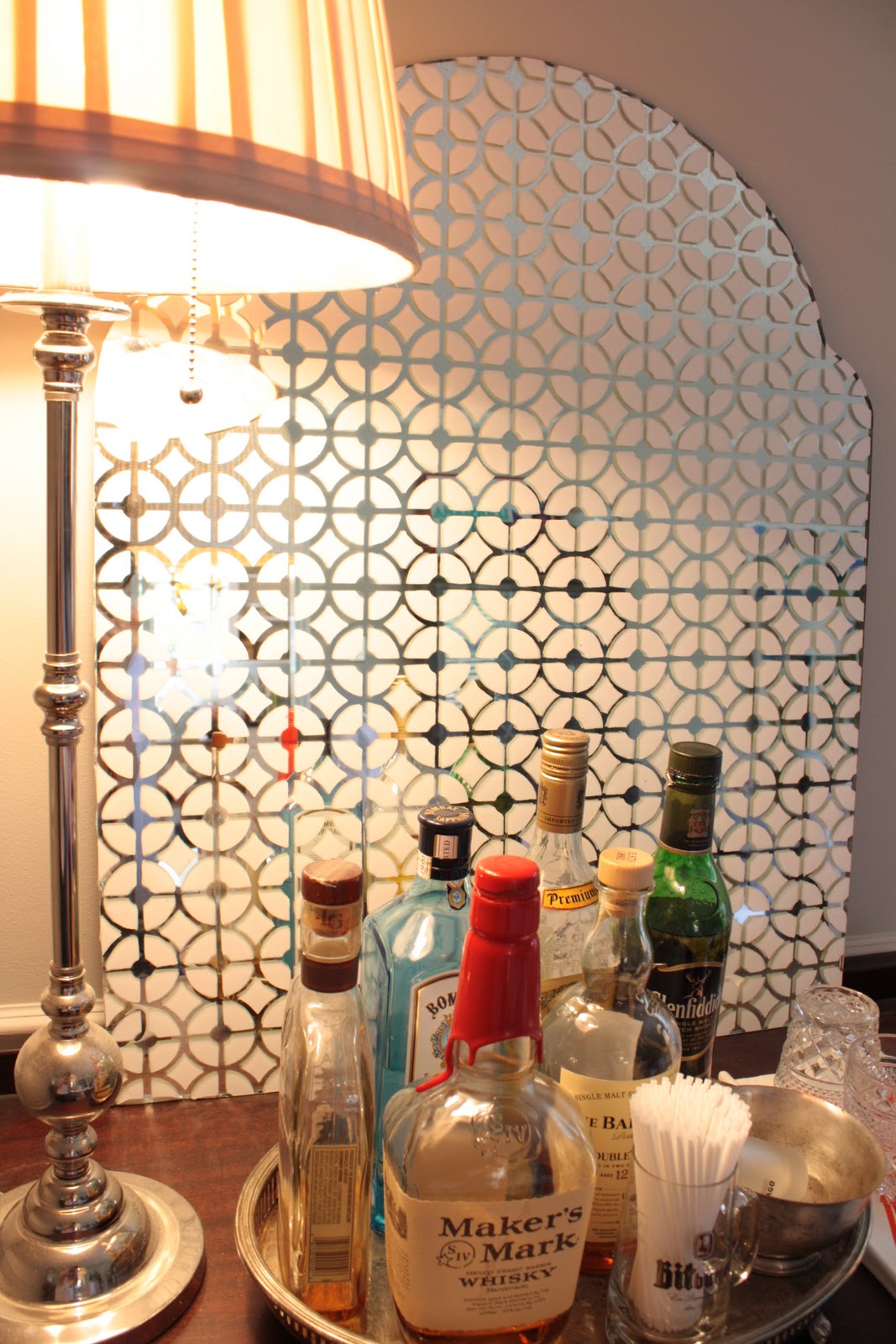 The Avarice B&A Stenciled Mirror