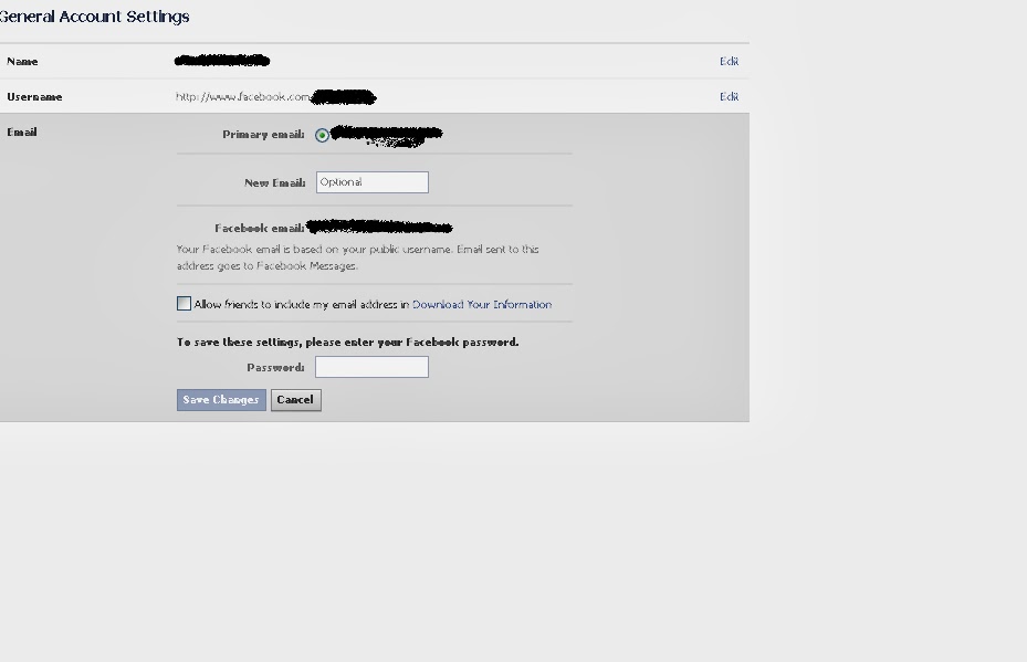 Facebook Tips and Tricks How to add "New Email id" to your Facebook