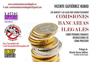 Comisiones bancarias