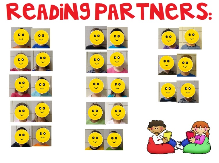 reading partners clipart