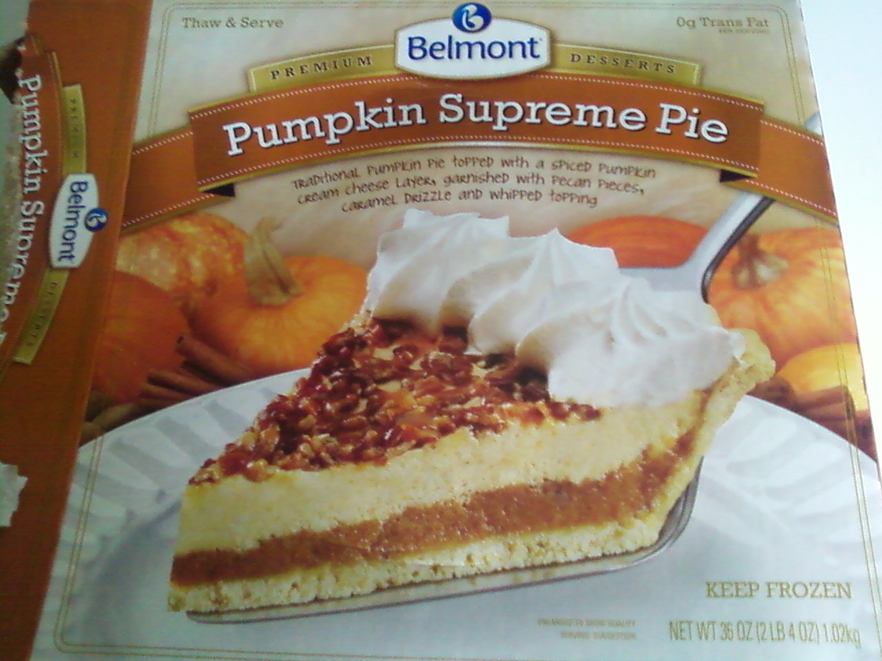 Budget Food Review It's Pumpkininny! Belmont Pumpkin Cheesecake and