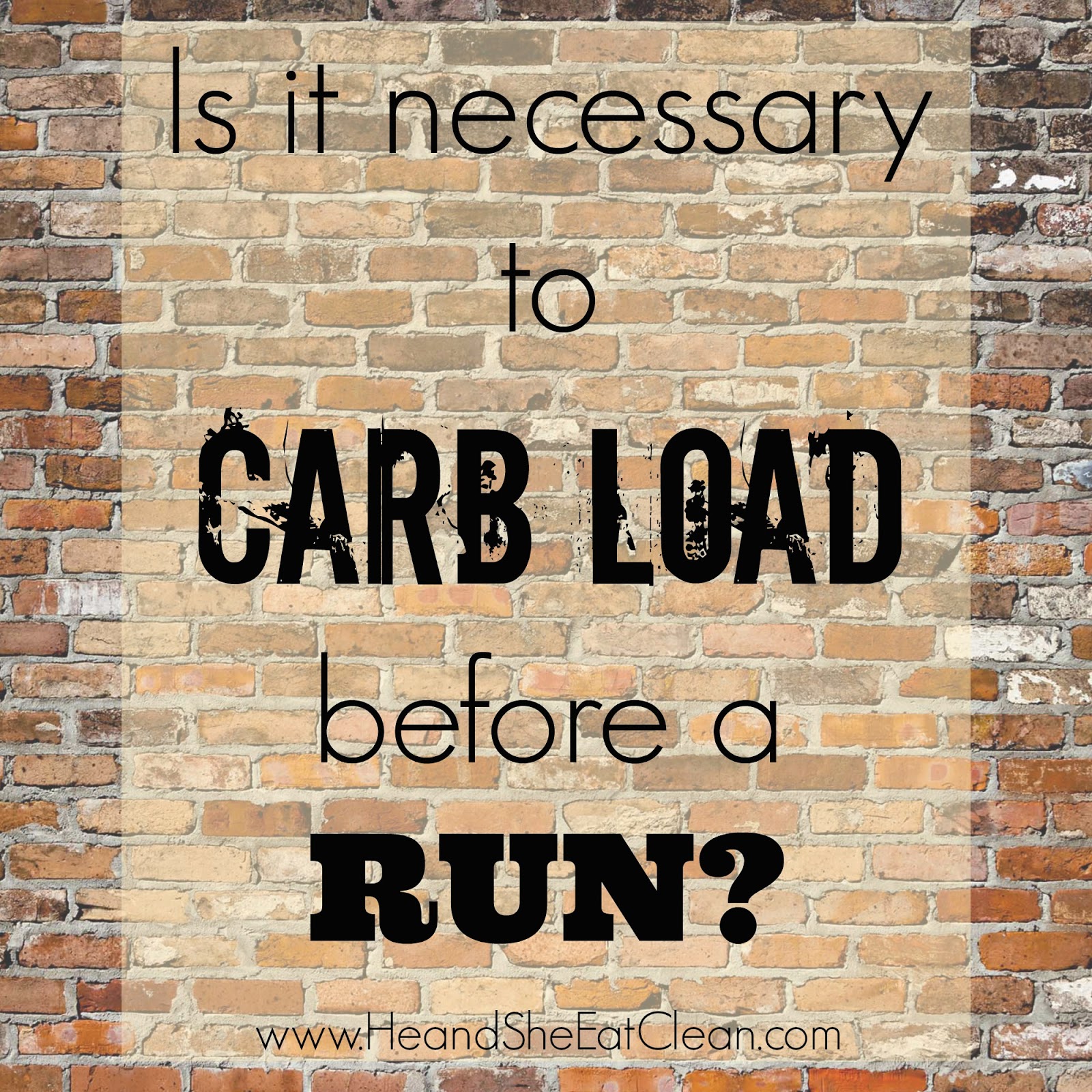 What to Eat Before & After Your Run! Plus, is Carb Loading Necessary