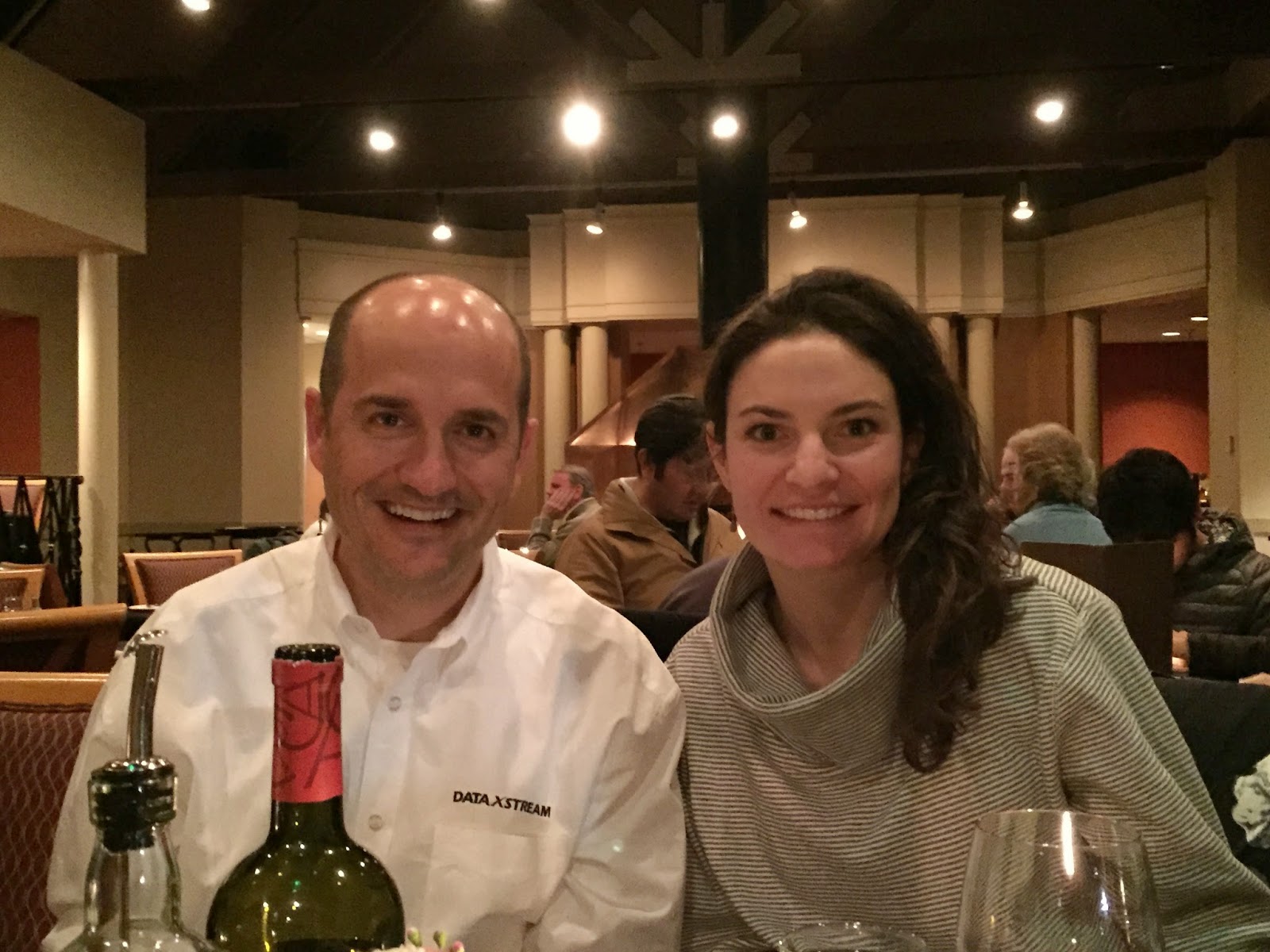 Tim Yates with Megan McJames at Coppermine DataXstream, Megan McJames, Coppermine, Wintergreen Resort, Virginia