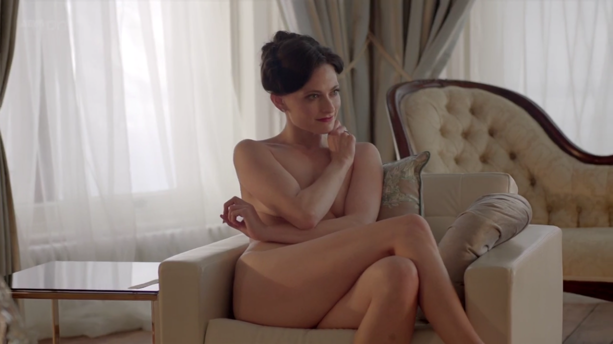 Sir Arthur Conan Doyle’s original 'A Scandal in Bohemia.' British actress Lara Pulver plays the dom. The lady got naked to flirt with the detective.