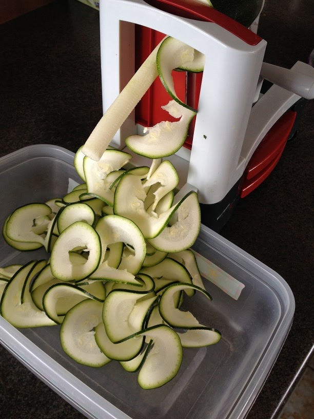 Janine's Real Food Recipes Zucchini Spinach Salad