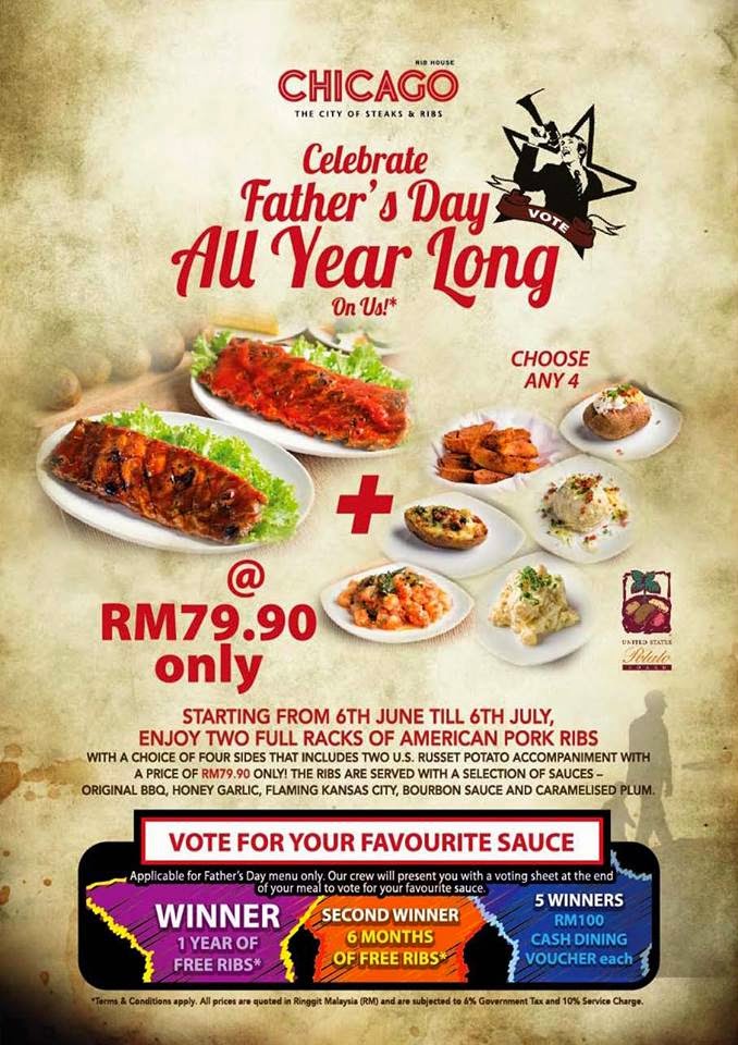 Chicago Rib House "Feast of Ribs" Promotion One Utama BeckyWong