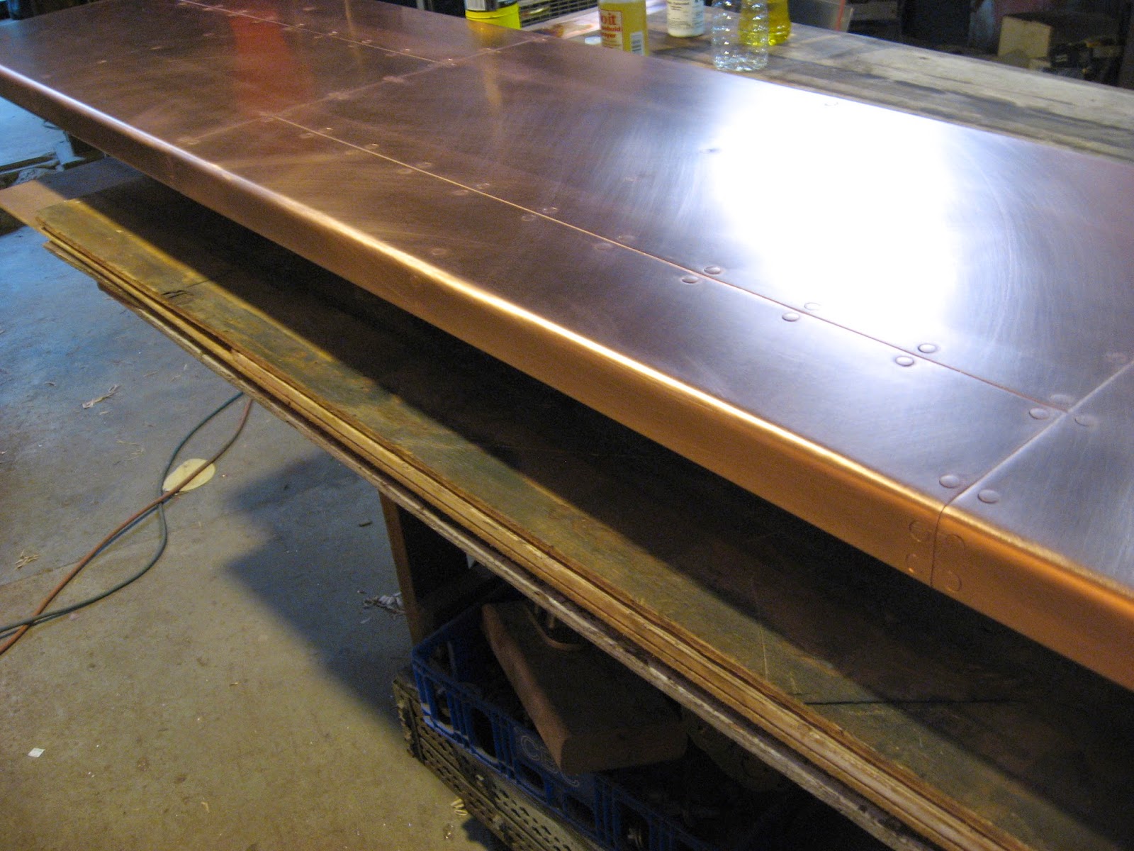 HEAVY METAL WORKS HEAVY COPPER BAR TOP