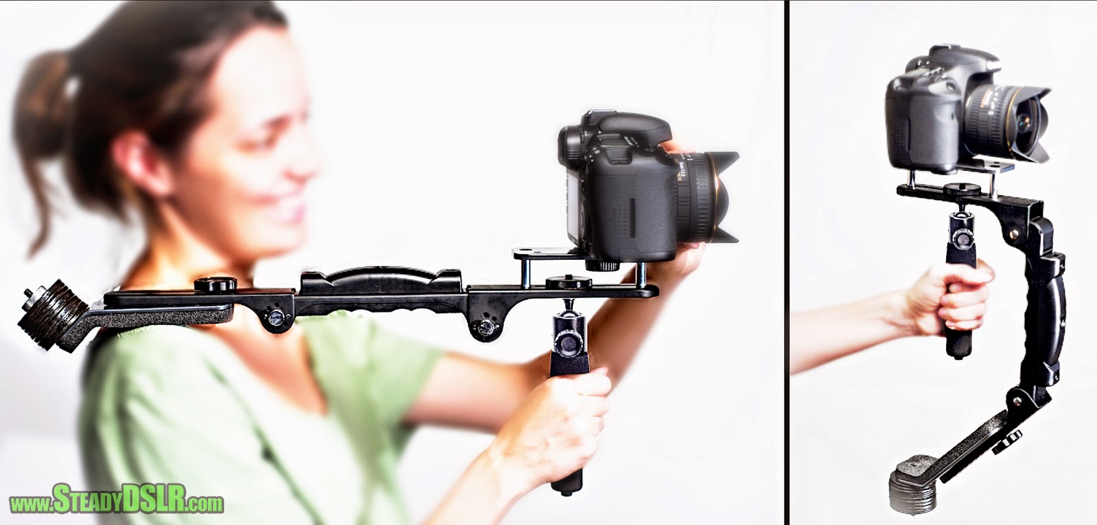 SteadyDSLR DSLR Camera Stabilizer + Shoulder Support Video Rig