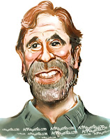 Chuck Norris is a caricature by Artmagenta