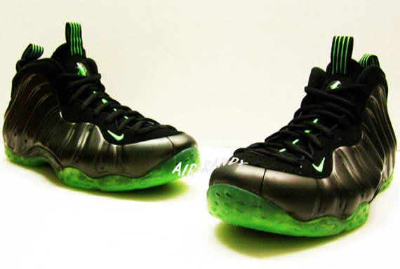 nike foamposite electric green
