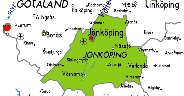 City plan Atvidaberg Ostergotland Sweden