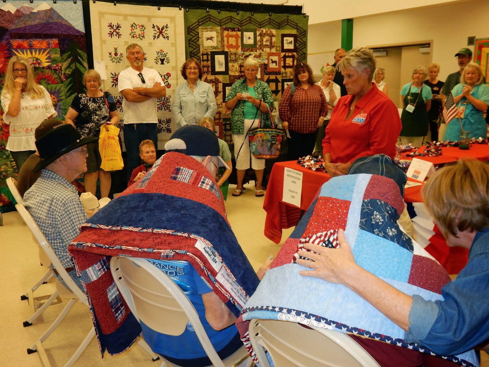 Stitch by Stitch Quilts of Valor presentation...