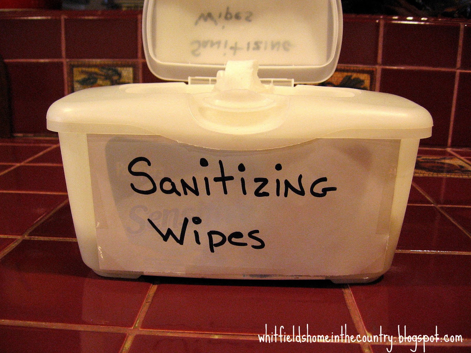  Whitfield's Home ♥ In The Country Homemade Sanitizing Wipes