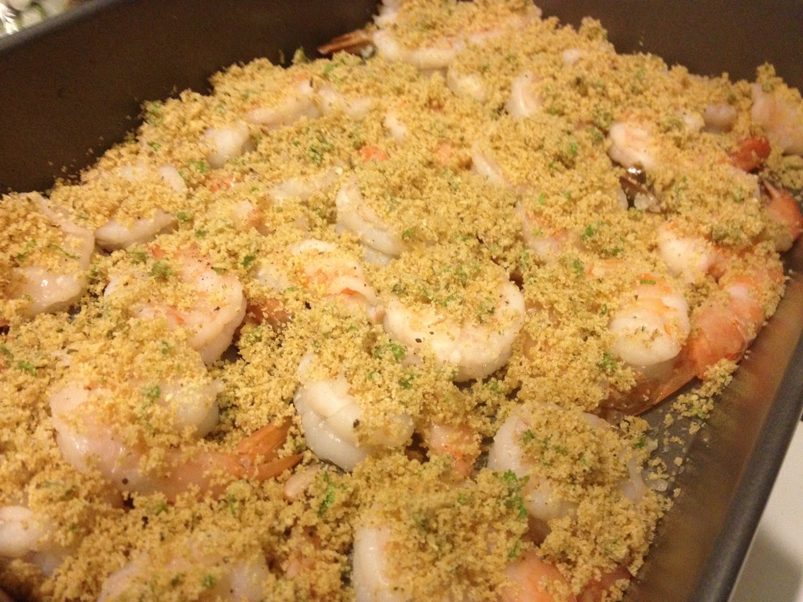 A Little Colorful Chaos: Garlic & White Wine Baked Shrimp