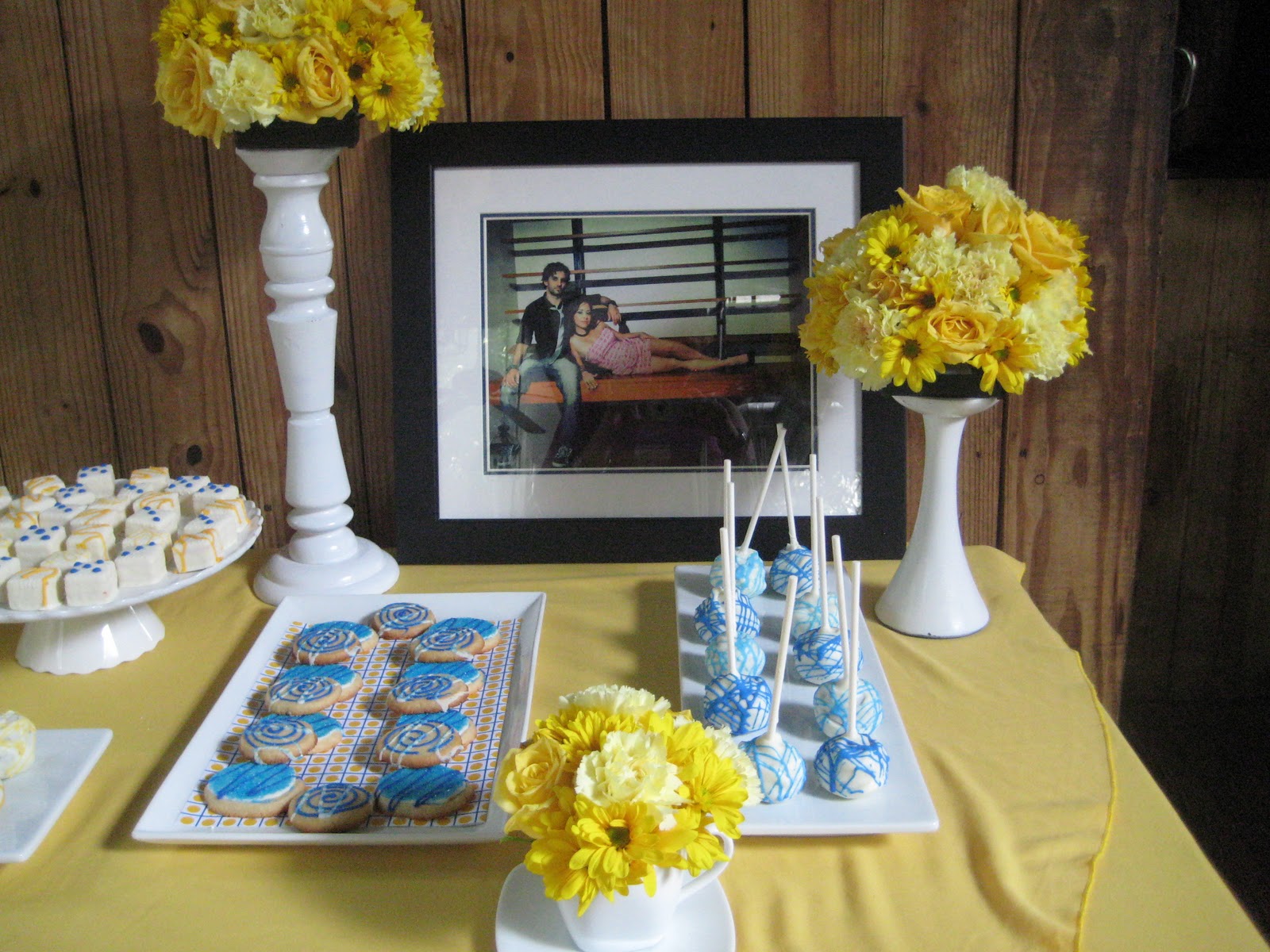 le petit papier designs by monica Geraldine's BLUE & YELLOW bridal