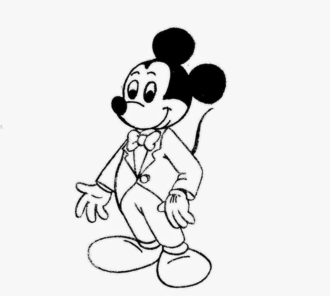 Disney Cartoon Best Mickey Mouse For Kid Coloring Drawing Free wallpaper