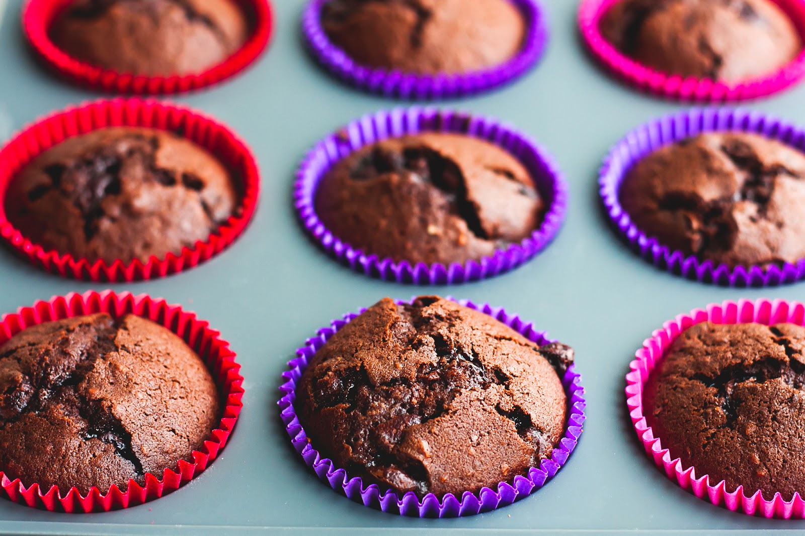 Mad & Søde Sager Chokolade muffins med center