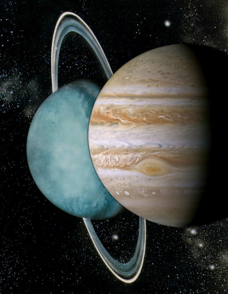 Astrología clasica TRIGONO URANO Y JUPITER