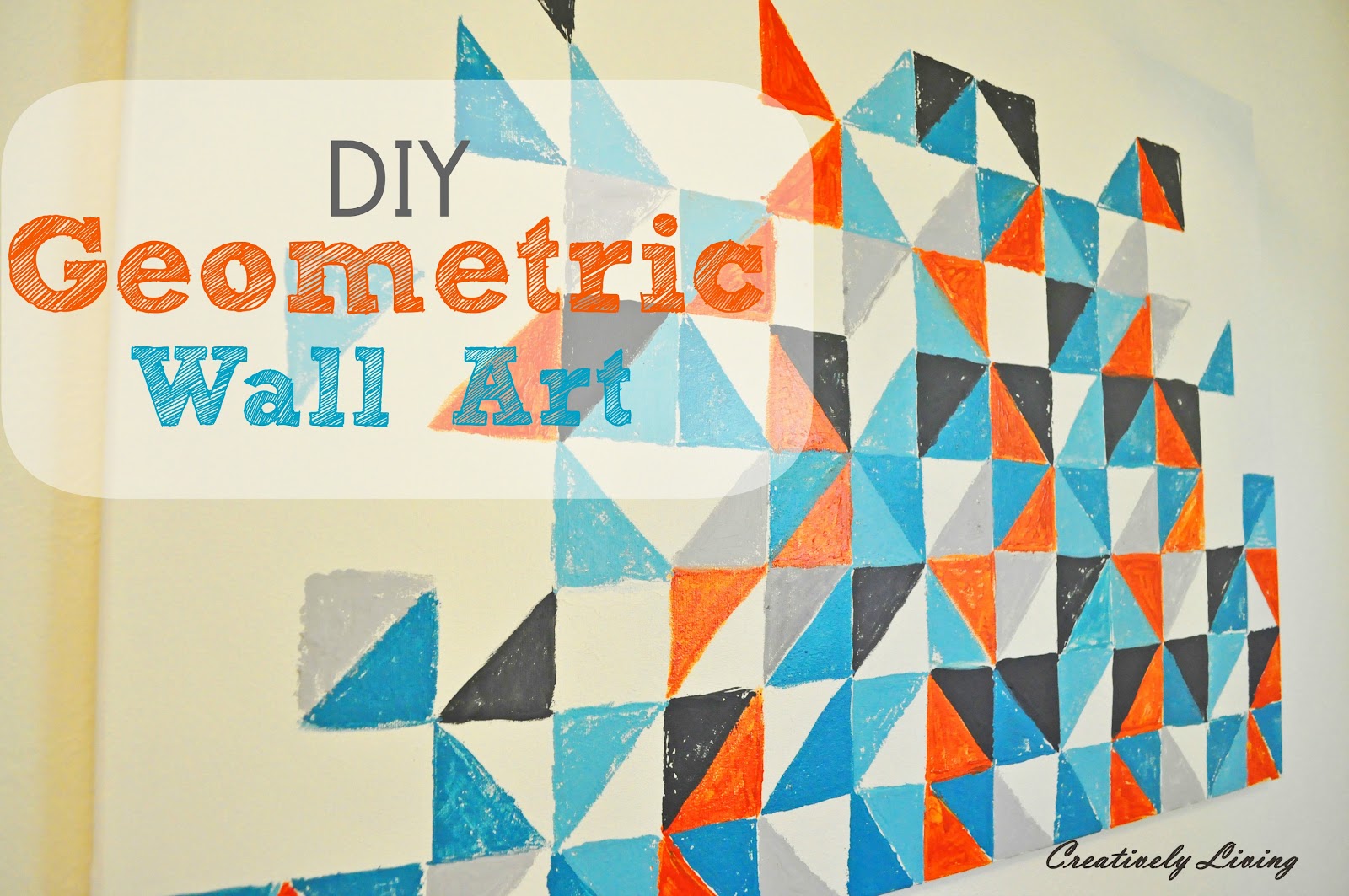 Baby B Makes 3! DIY Geometric Wall Art (Nursery Project)