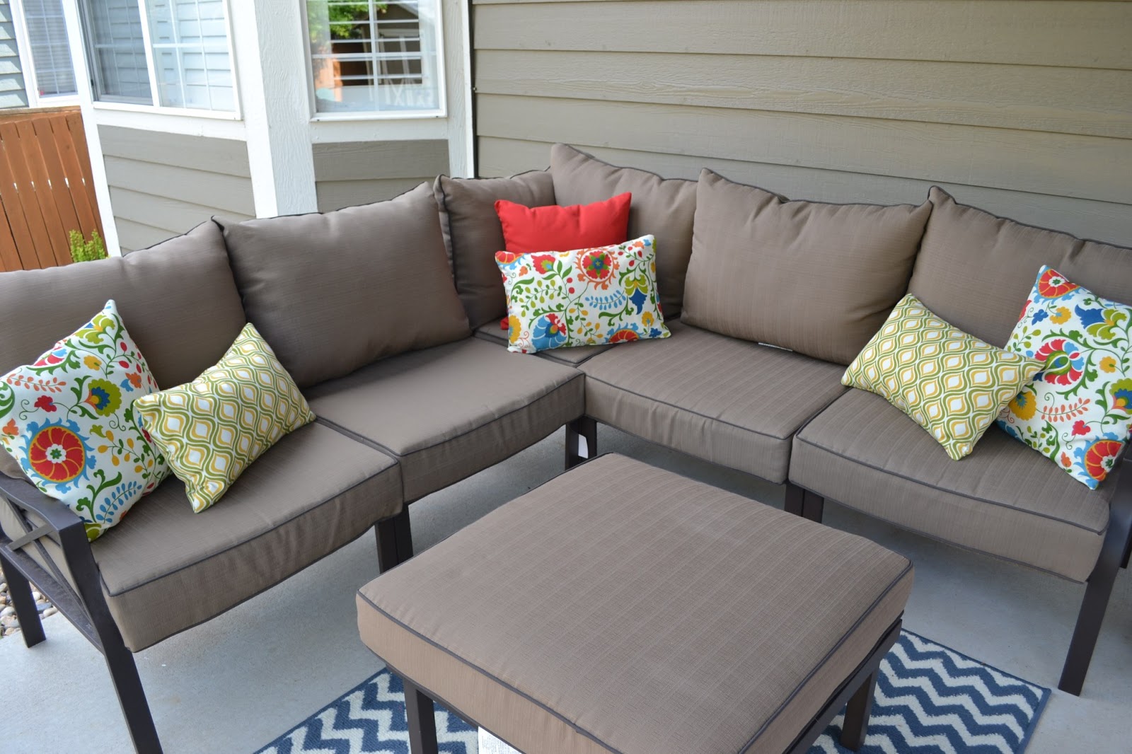 I was planning on... Buying new patio pillows but recover some instead?