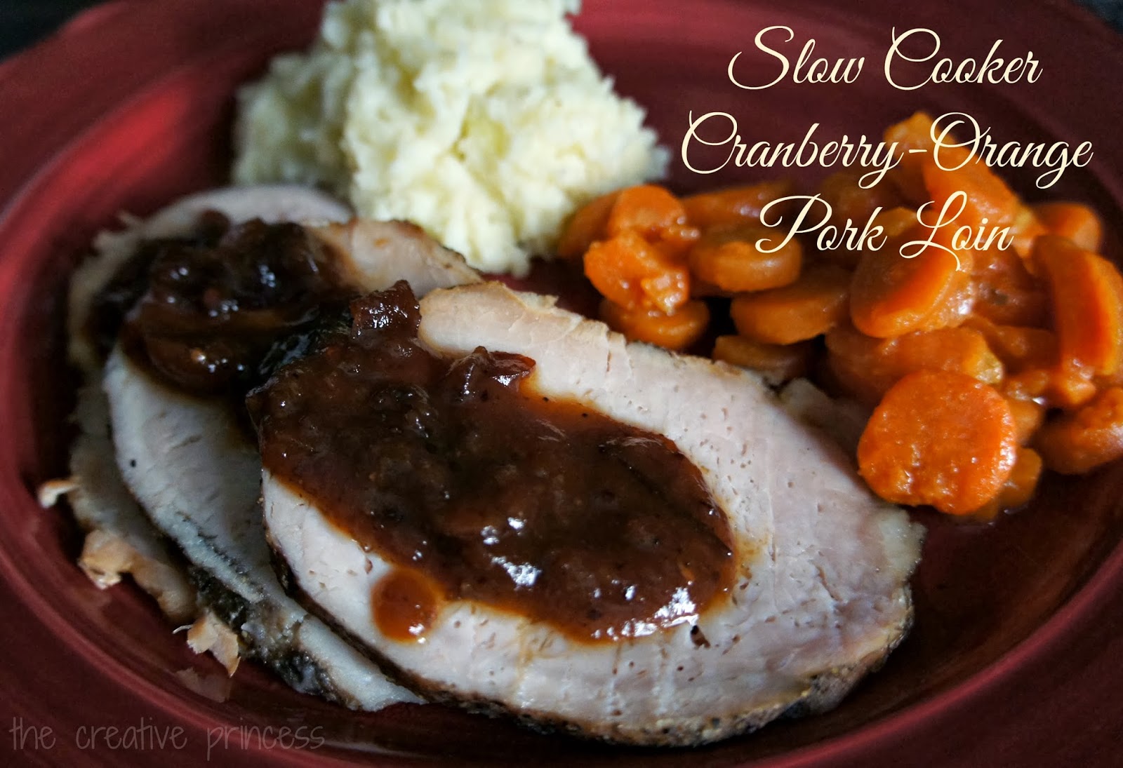 Slow Cooker CranberryOrange Pork Loin