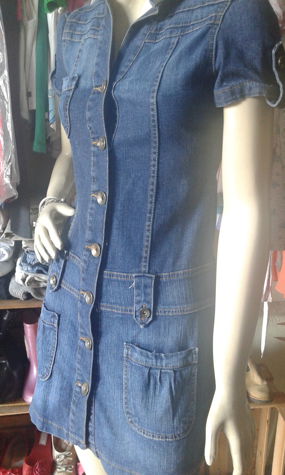 vestido jeans emporio