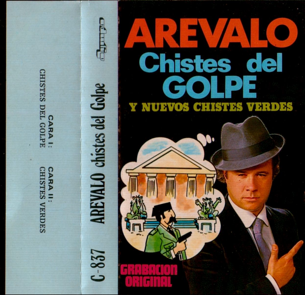 Cassettes de chistes Arevalo+-+Chistes+del+golpe+y+nuevos+chistes+verdes