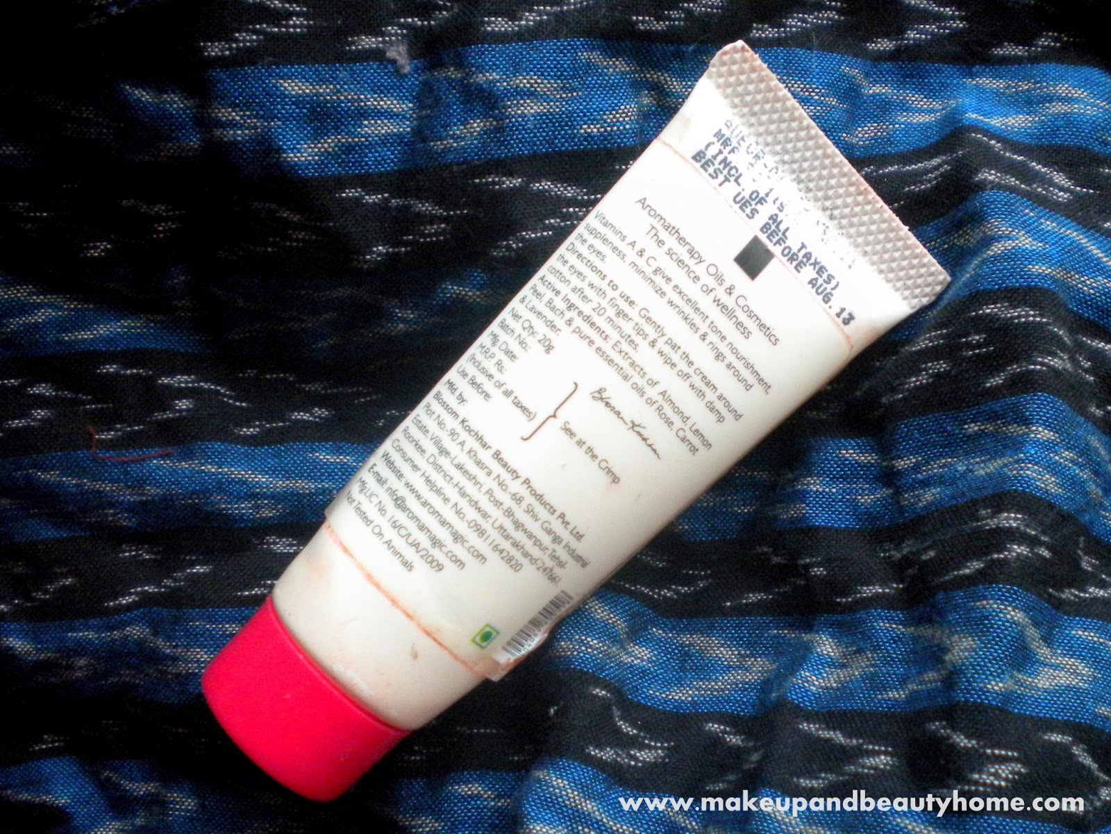 Aroma Magic Almond Under Eye Cream Review