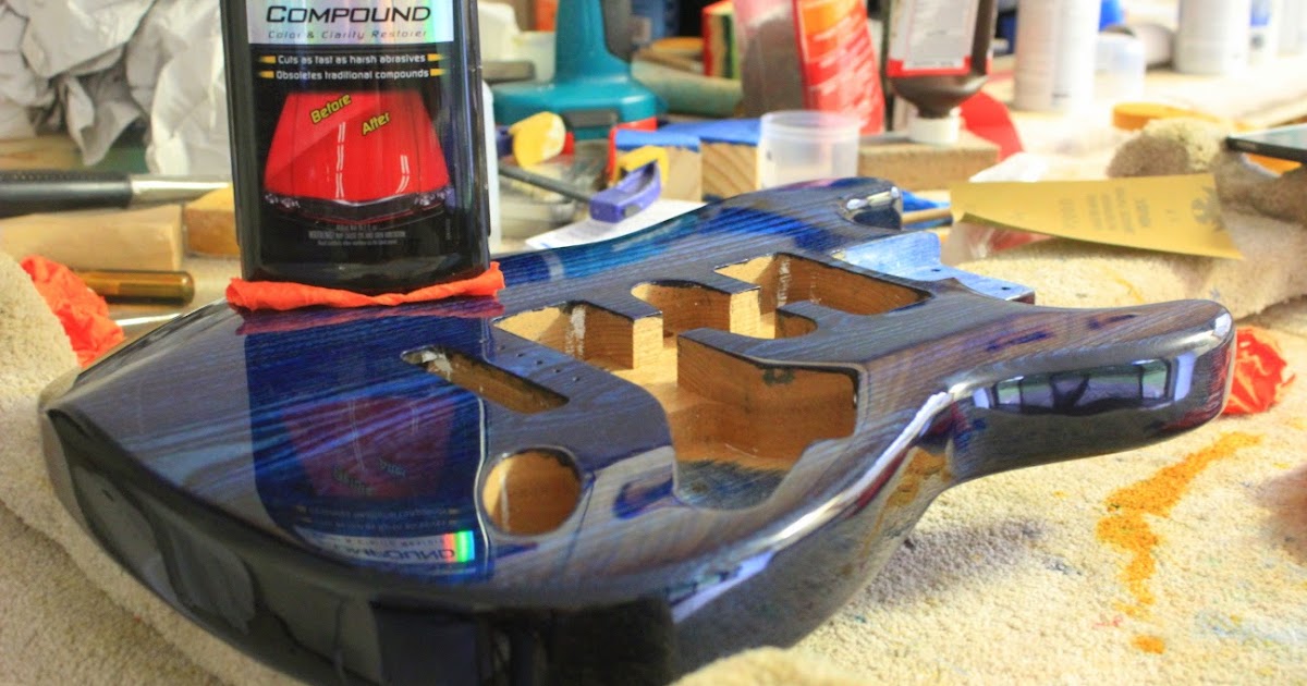 Guitar Kit Builder Ash Stratocaster WetSanding & Polishing