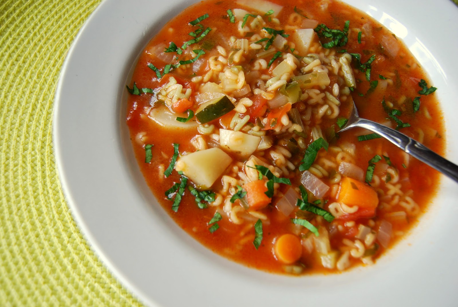 Kirsten's Kitchen: of vegan creations: Alphabet soup