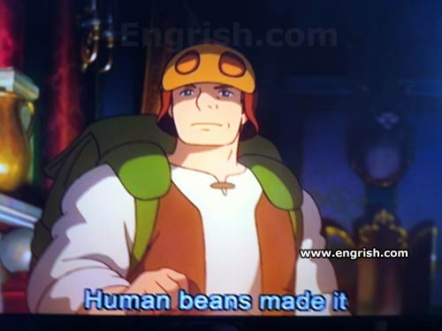 human beans made it engrish funny cartoon translation fail human beings
