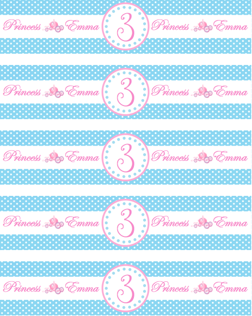 free printable water bottle labels