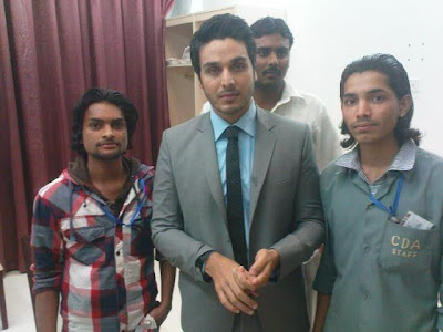 Ahsan khan with friend