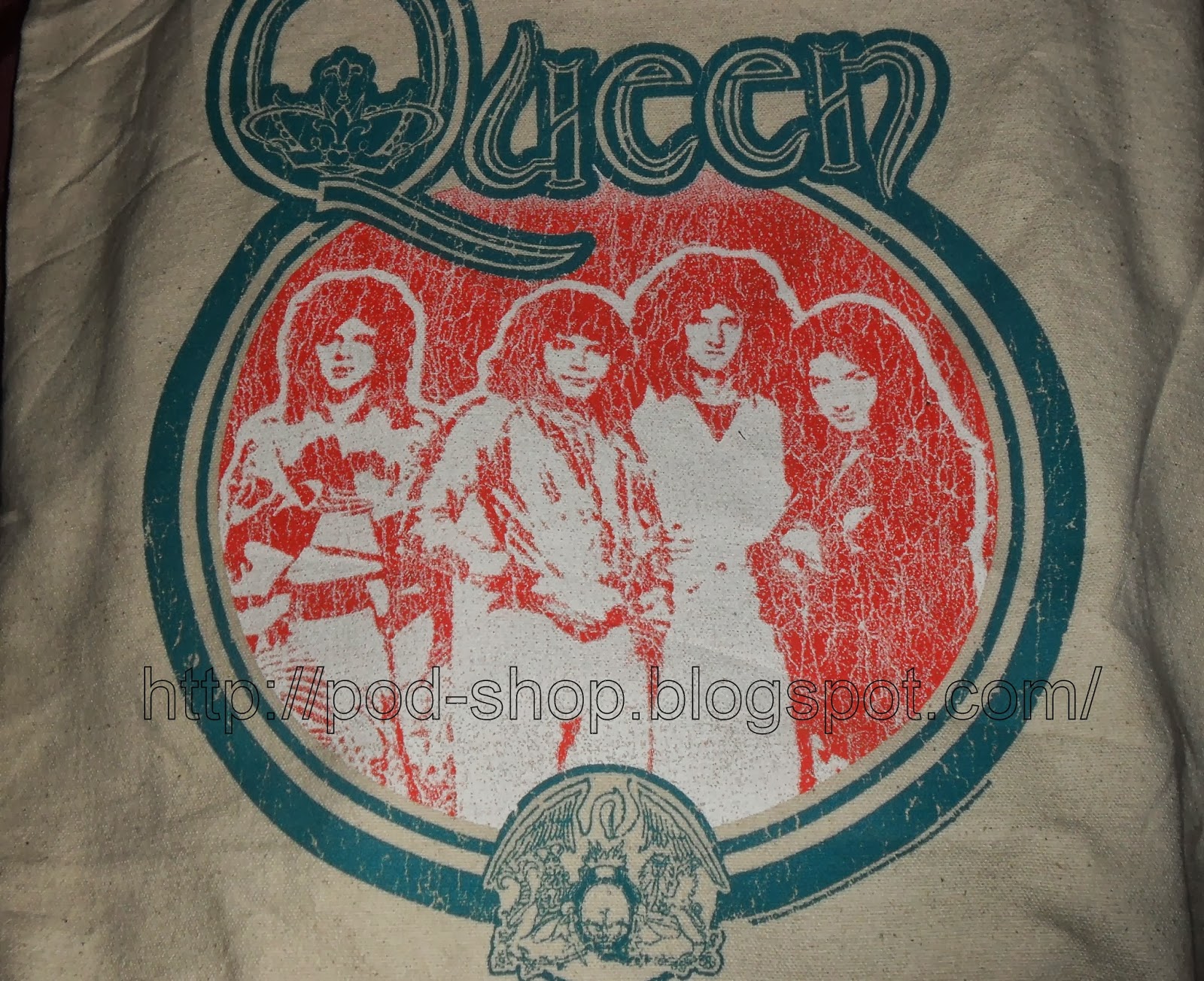 rare Queen band tote bag