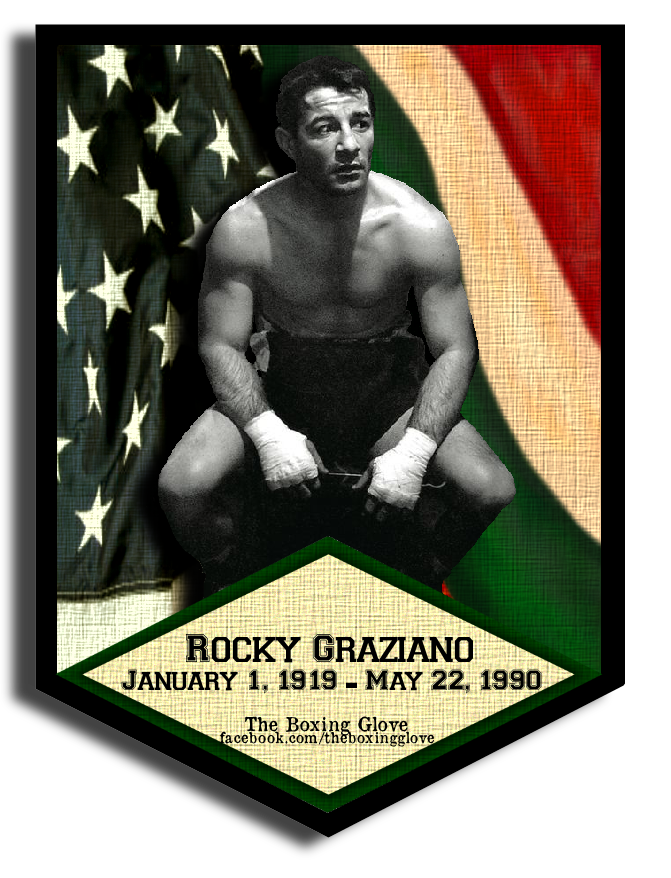 The Boxing Glove Rocky Graziano Hey, Ma, your bad boy did good!