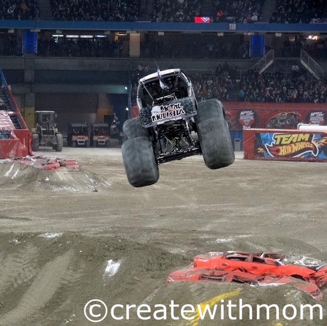 Create With Mom Flying trucks MonsterJam