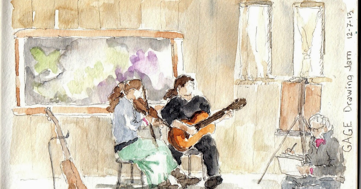 Urban Sketchers Seattle Gage Academy Drawing Jam