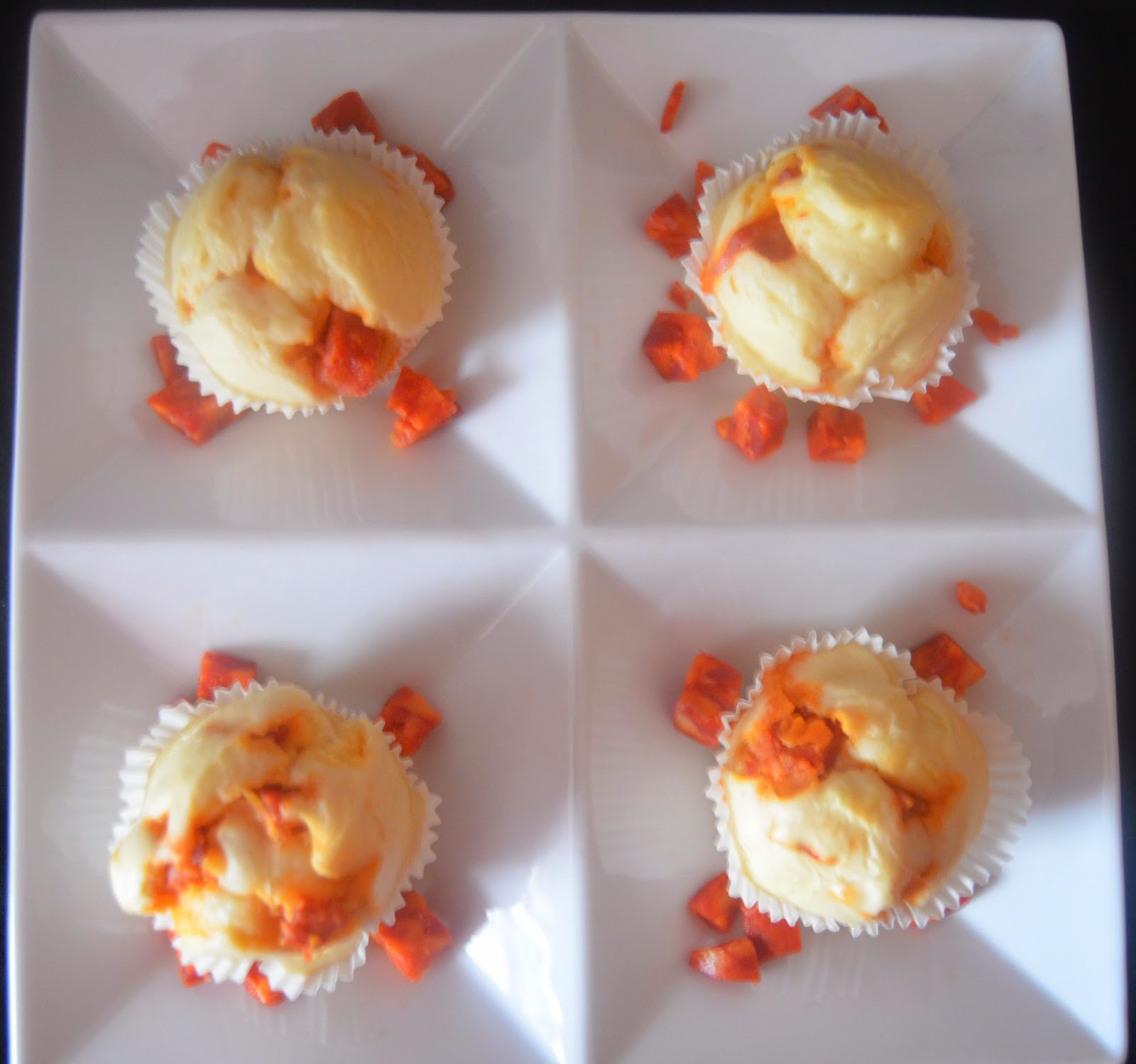 Muffins De Queso Y Chorizo
