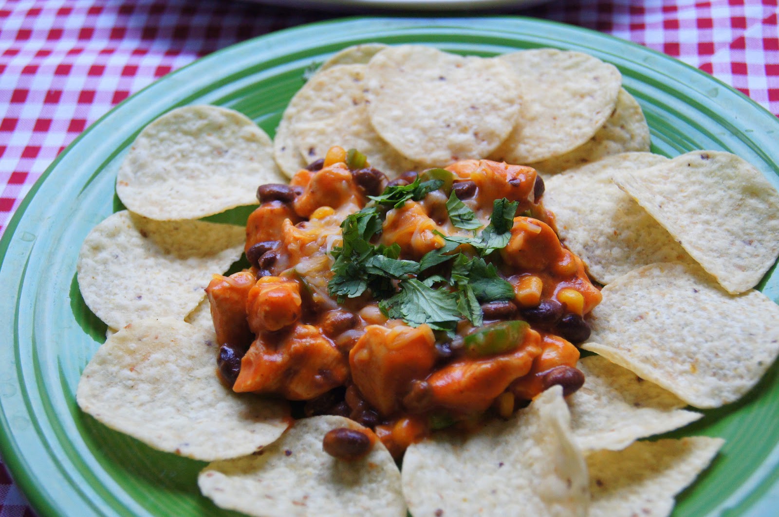 Elizabeth's Dutch Oven Skillet Chicken Nachos