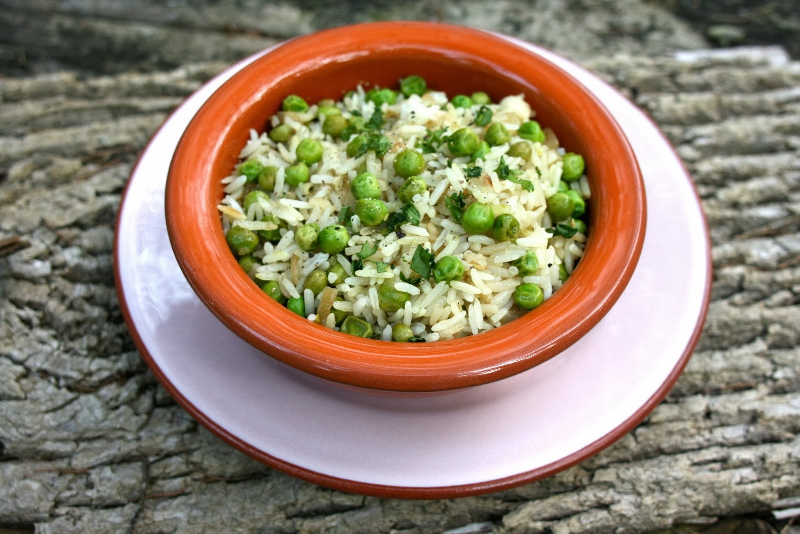 Indian Rice Peas & Onions Foodie Friday Simple Living and Eating