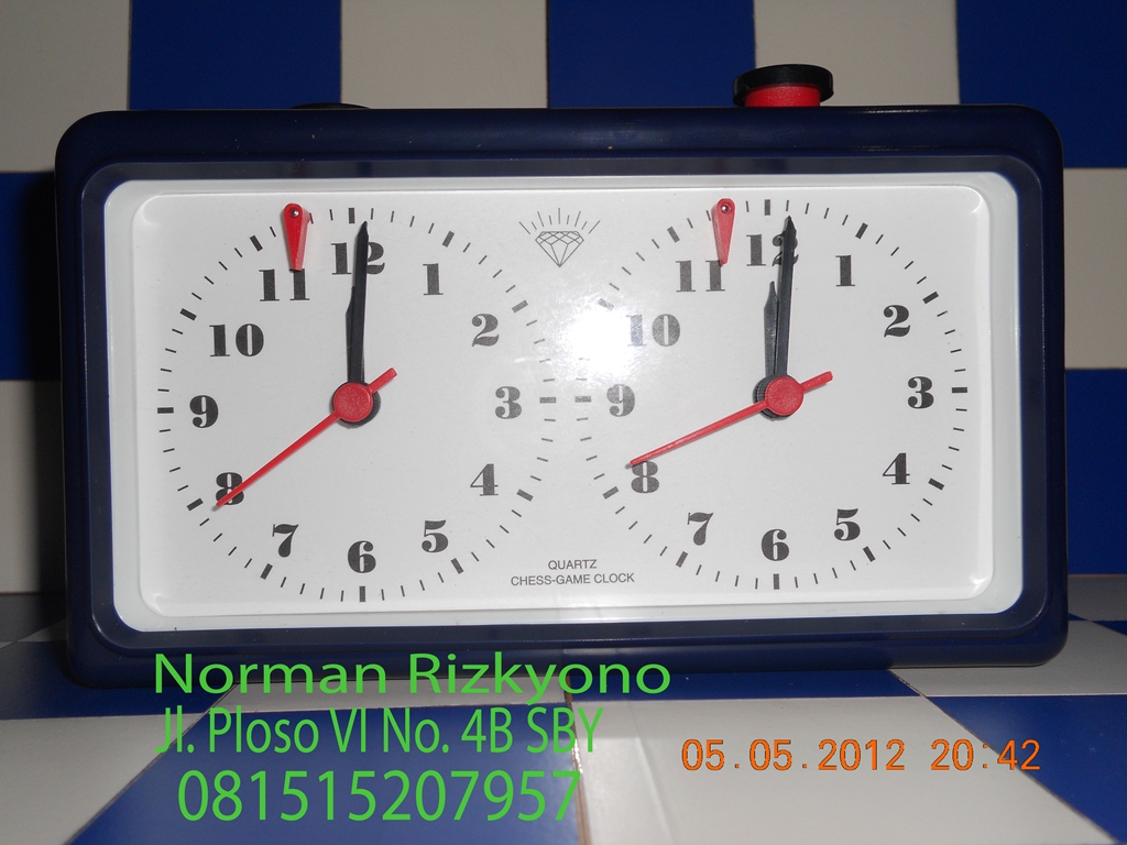 JAM CATUR JUAL PERLENGKAPAN CATUR LENGKAP MURAH BERKUALITAS