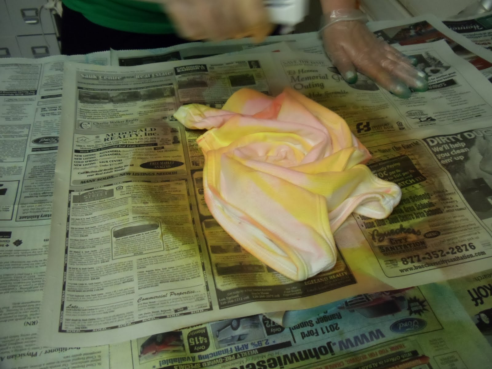 DIY Wearable ART Tie Dye TShirt Ann Butler Designs