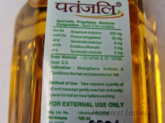 Patanjali Almond Hair Oil Review - Happiest Ladies