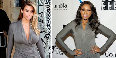 funny Kim Kardashian Jennifer Hudson pit stains