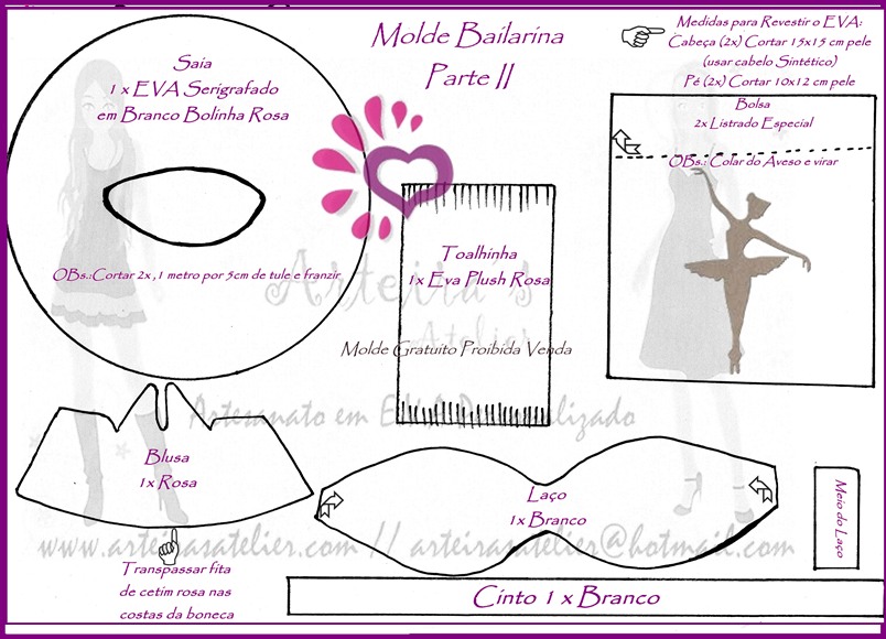 Fofuchas Em Eva Com Moldes Imagui