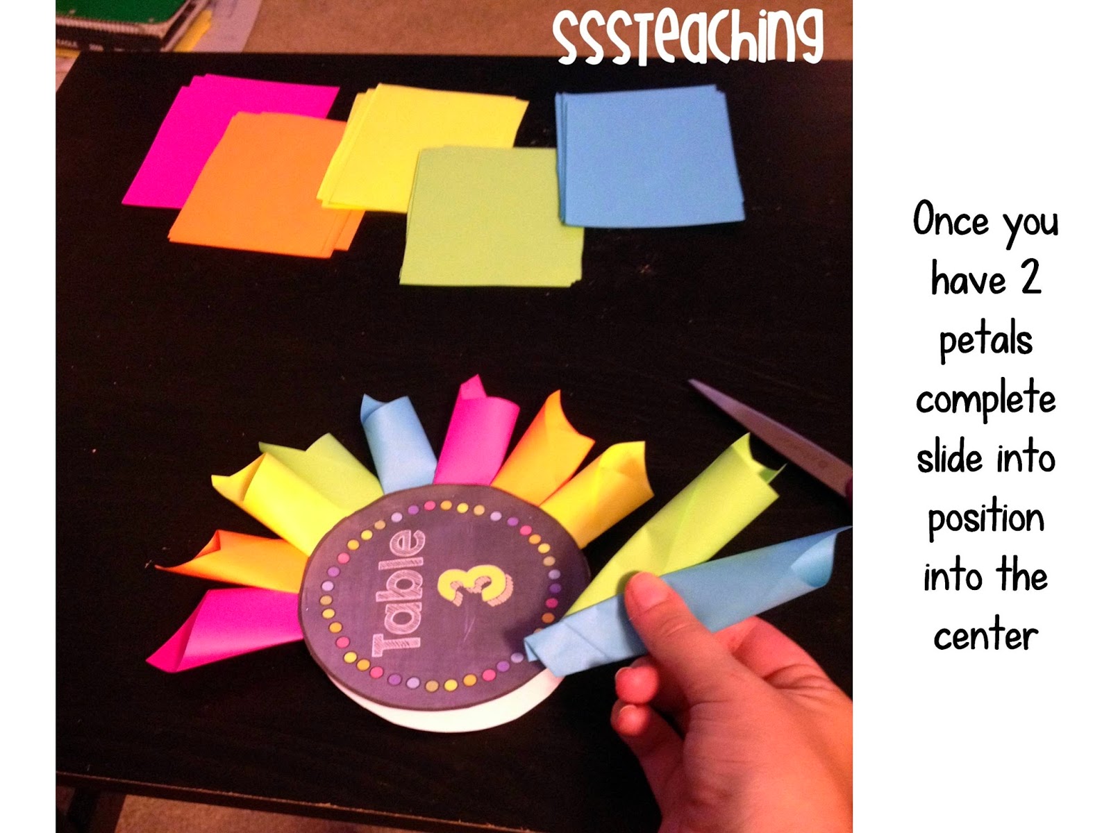 Monday Made It Rolled Paper Table Decor! SSSTeaching